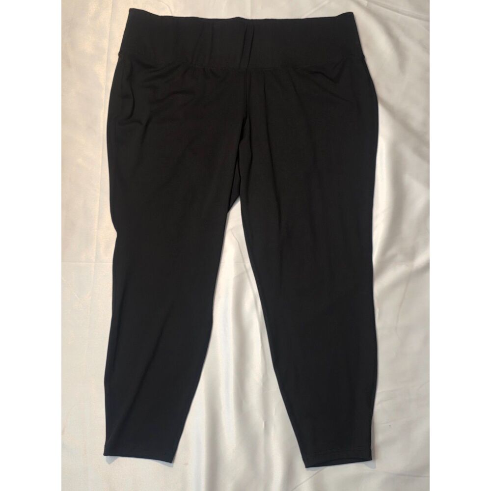 LIVI Women's Black Activewear Leggings Size 22/24 Plus Active Pants Stretch Fit